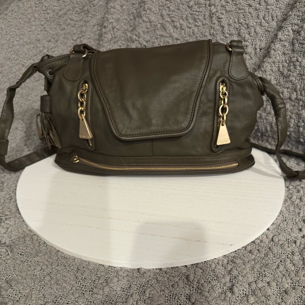 See By Chloe Dark Olive Crossbody Bag